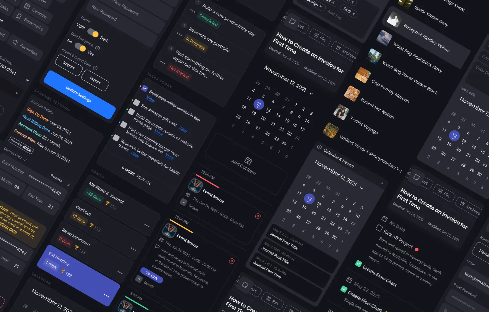 Interface overview