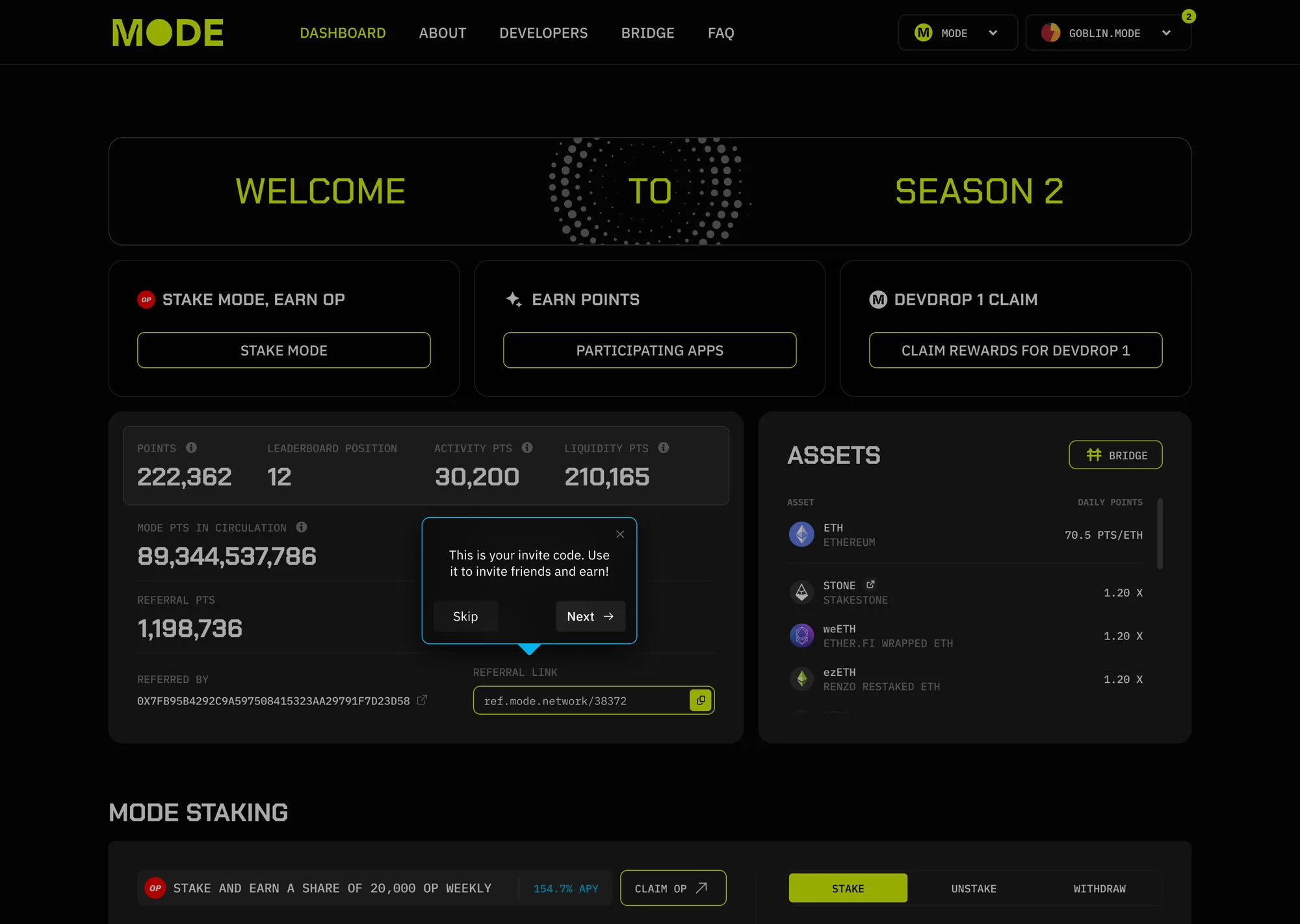 Dashboard